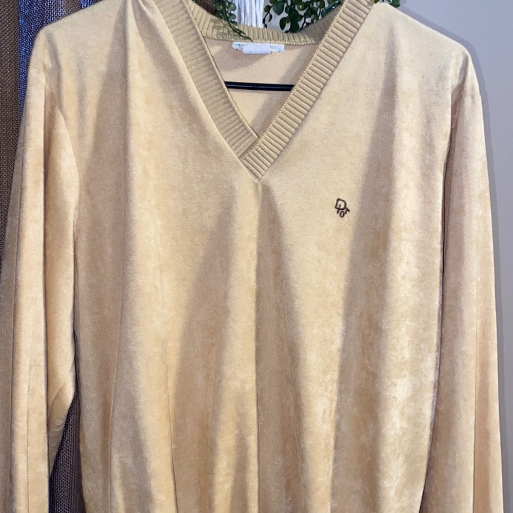 ORIGINAL Christian Dior Paris velvet sweat shirt 🌙
